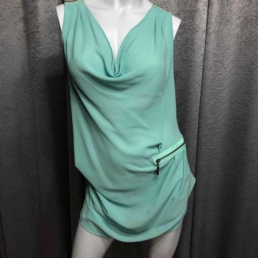 Sleeveless Cowl Neck Sleeveless Top